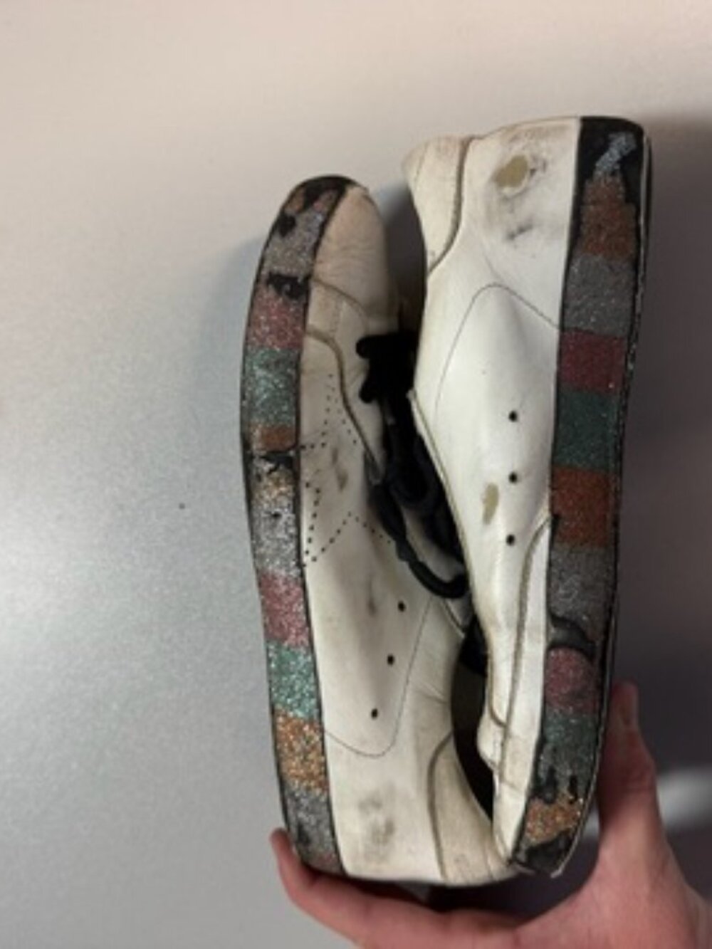 GOLDEN GOOSE Women's Superstar Sneaker Size 37/US7 - Picture 10 of 11